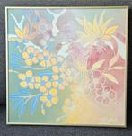 WH Kabul Batik Schilderij met Bloemen en Vogels, Ophalen