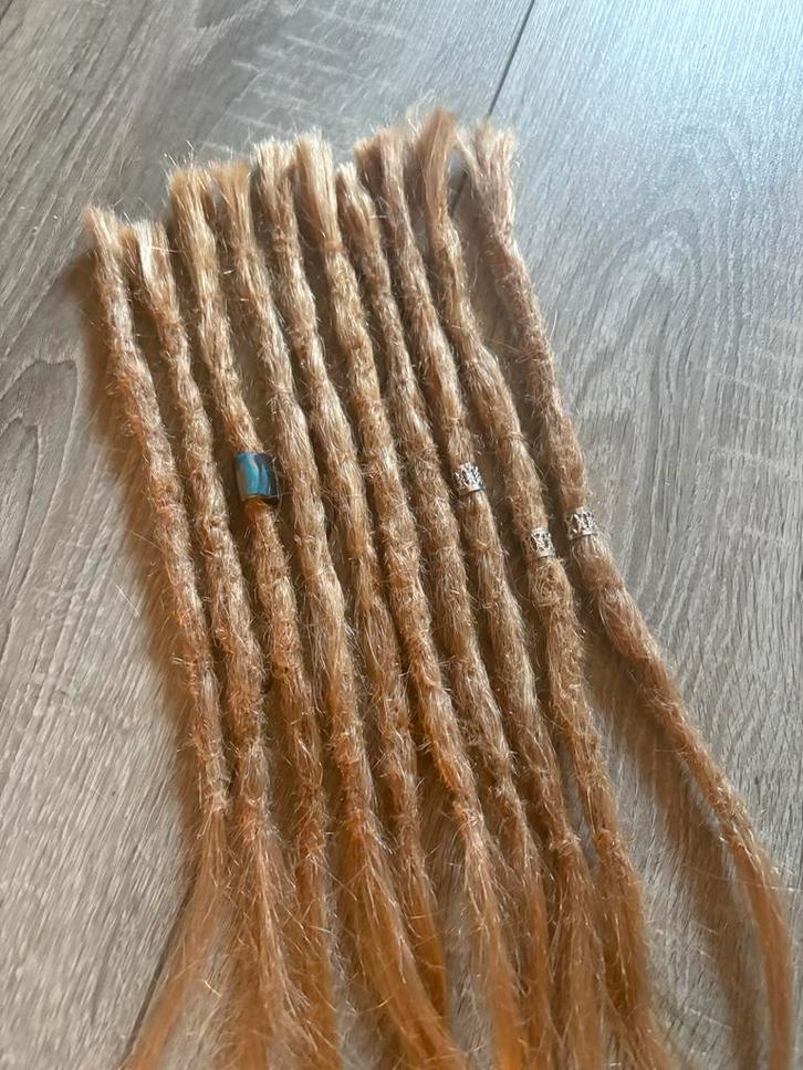 Blonde Dreadlocks Extensions Echt Haar, Sieraden, Tassen en Uiterlijk, Uiterlijk | Haarverzorging, Nieuw, Pruik of Haarverlenging