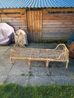 Rotan peuterbed - 76x182cm, Kinderen en Baby's, Kinderkamer | Bedden, Ophalen, Gebruikt, 70 tot 85 cm, 140 tot 160 cm