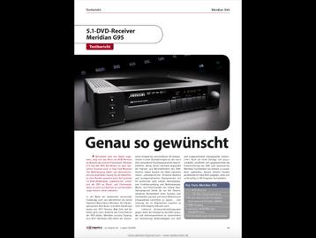 Meridian G95 Highend dvd/cd-receiver In prijs verlaagd beschikbaar voor biedingen