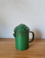 Oude groene collectebus, Antiek en Kunst, Ophalen of Verzenden