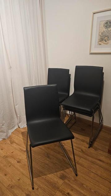 Set van 6 IKEA LILLÅNÄS eetkamerstoelen beschikbaar voor biedingen