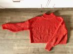 Rood, gebreide cropped trui van de H&M, maat XS, Maat 34 (XS) of kleiner, H&M, Ophalen of Verzenden, Zo goed als nieuw