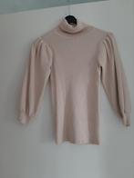 Beige Eksept shirt met kol maat XS, Beige, Ophalen of Verzenden, Zo goed als nieuw, Lange mouw