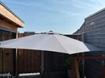 Hartman parasol met voet en hoes, Tuin en Terras, Ophalen, Gebruikt