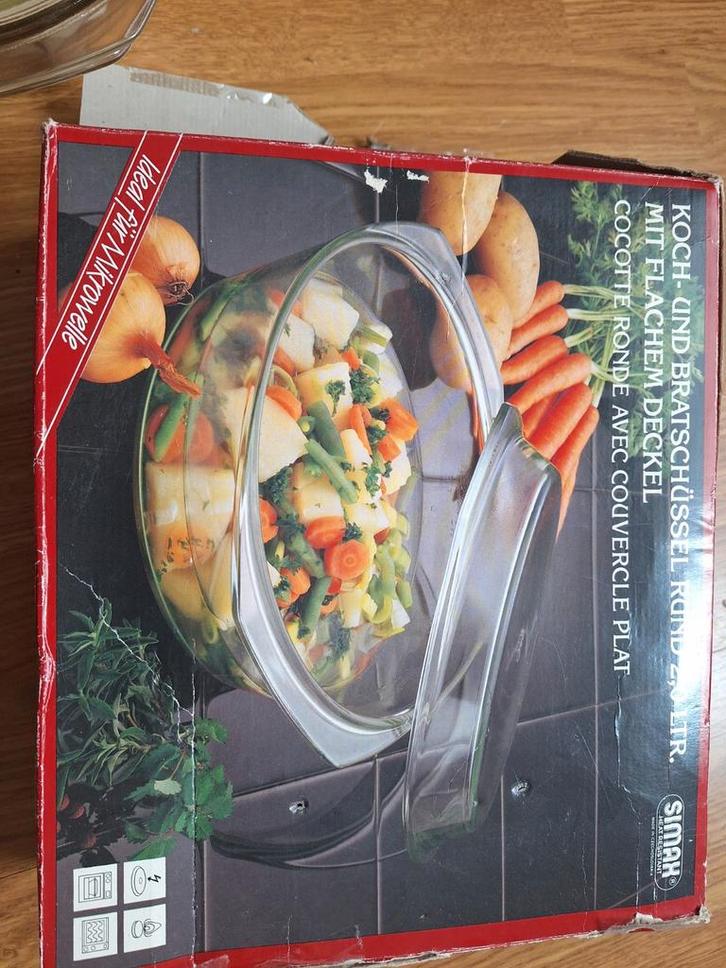 Simax Glazen Ovenschaal 2.0L - NIEUW, Huis en Inrichting, Keuken | Keukenbenodigdheden, Nieuw, Ophalen of Verzenden