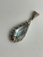 Z842 Prachtige zilveren hanger art devo, Ophalen of Verzenden, Zilver, Hanger