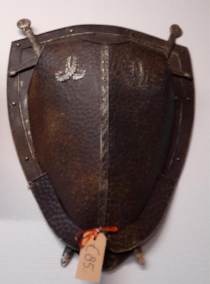 Mooie blikken ridders schild, Antiek en Kunst, Antiek | Wandborden en Tegels, Ophalen of Verzenden
