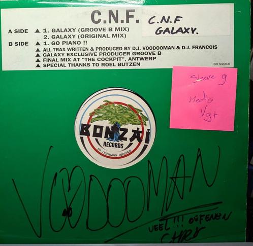 C.N.F. – Galaxy, Cd's en Dvd's, Vinyl | Dance en House, Zo goed als nieuw, Techno of Trance, 12 inch, Ophalen of Verzenden