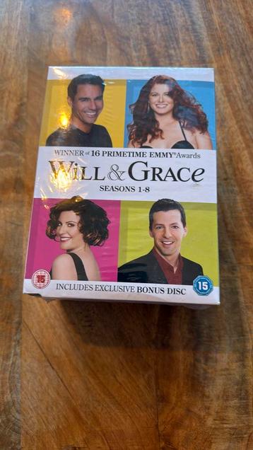 Will and grace seizoen 1 t/m 8 - NIEUW in seal  beschikbaar voor biedingen