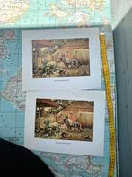 A.2 x Prentje De Laatste Hooivracht, Ophalen of Verzenden, Stad- en Dorpsgezichten