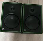 Mackie CR8-XBT 8” Actieve Studio Monitor Speakers 160W, Gebruikt, 120 watt of meer, Front, Rear of Stereo speakers, Ophalen