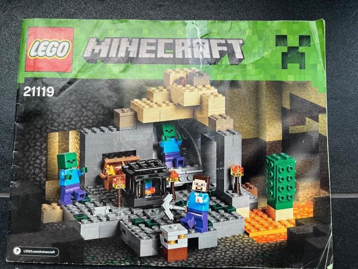 LEGO  Minecraft  De Kerker 21119, Kinderen en Baby's, Speelgoed | Duplo en Lego, Zo goed als nieuw, Lego, Complete set, Ophalen of Verzenden