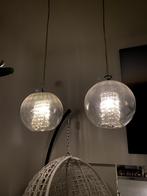 Lampen, Huis en Inrichting, Lampen | Hanglampen, Ophalen, Zo goed als nieuw, Glas, 75 cm of meer