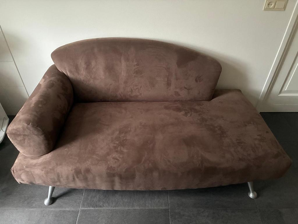 Bruin Lounge Bankje, Ophalen of Verzenden, 75 tot 100 cm, Tweepersoons, 150 tot 200 cm