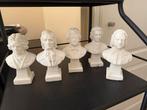 Componisten Bustes - Bach, Mozart, Beethoven, Liszt, Ophalen, Gebruikt