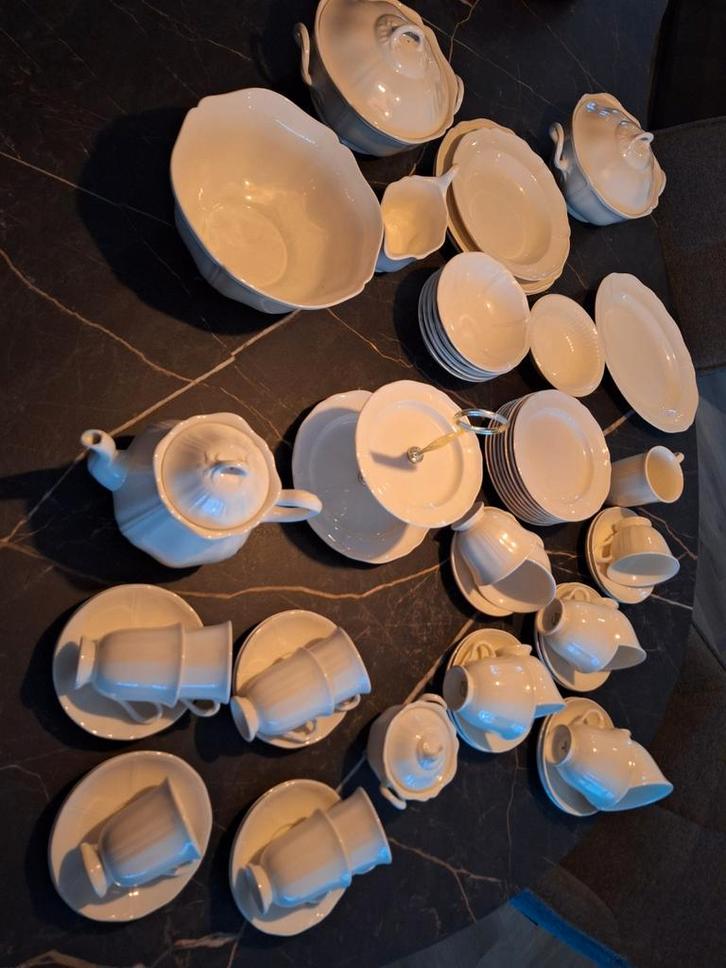 Wedgwood Queens plain/shape. Als geheel te koop!, Antiek en Kunst, Antiek | Servies compleet, Ophalen