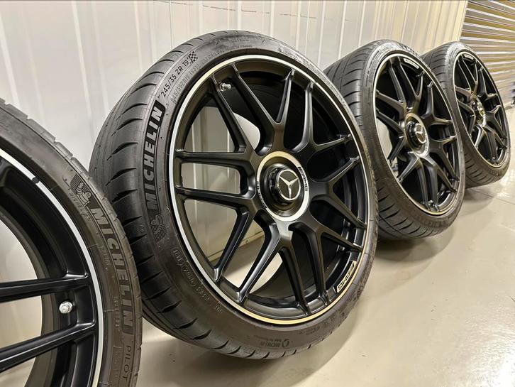 Mercedes W177 C118 A45 CLA45 AMG Velgen 19'' Inch Michelin, Auto-onderdelen, Banden en Velgen, Banden en Velgen, Zomerbanden, 19 inch
