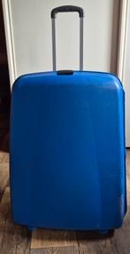 Mooie blauwe koffers, Sieraden, Tassen en Uiterlijk, Koffers, Ophalen, Gebruikt, Hard kunststof, 45 tot 55 cm