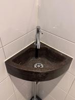 Fonteintjes, hoekModel, natuursteen, Doe-het-zelf en Verbouw, Sanitair, Ophalen, Gebruikt, Steen, Wastafel