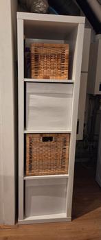 Kast met manden - 146x40x40 cm, Ophalen, Minder dan 50 cm, Zo goed als nieuw, Modern