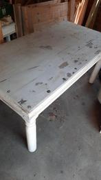 Gratis tafel koloniaal wit, Ophalen, Gebruikt, Rechthoekig, Hout