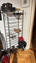 Vintage wijnrekje 54x155 cm, Ophalen, Zo goed als nieuw, Metaal, 75 cm of meer