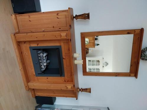 Te koop prachtige haard schouw met spiegel, Huis en Inrichting, Haarden, Gebruikt, Gelhaard, Ophalen