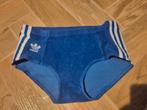 Adidas vintage badstof short / slip., Kleding | Heren, Blauw, Ophalen of Verzenden, Zo goed als nieuw, Adidas