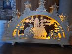 Houten kerstdecoratie met verlichting, Antiek en Kunst, Ophalen