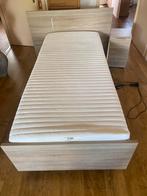 BUITENKANS !1 pers bed 90x210, electrisch ,ombouw en kastje, Huis en Inrichting, 90 cm, Eenpersoons, 210 cm, Ophalen of Verzenden