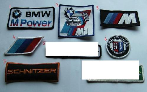 BMW M1 alpina m power schnitzer patch opnaai embleem, Verzamelen, Automerken, Motoren en Formule 1, Nieuw, Auto's, Ophalen of Verzenden