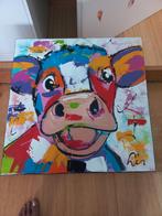 Kleurrijk Koe Schilderij van Liz, Antiek en Kunst, Ophalen of Verzenden