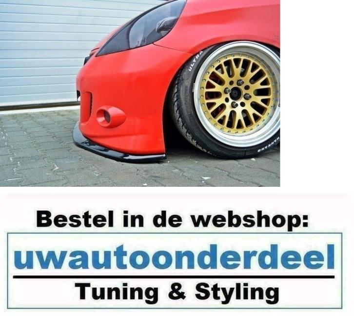 Maxton Design Spoiler Lip Splitter Voor Honda Jazz, Auto diversen, Tuning en Styling, Verzenden