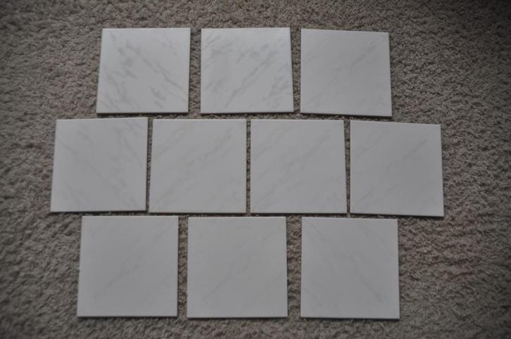 10  Geglazuurde  Vloer-/Wandtegels  -  Mat  -  Nieuw!, Doe-het-zelf en Verbouw, Tegels, Nieuw, Keramiek, 20 tot 40 cm, 20 tot 40 cm