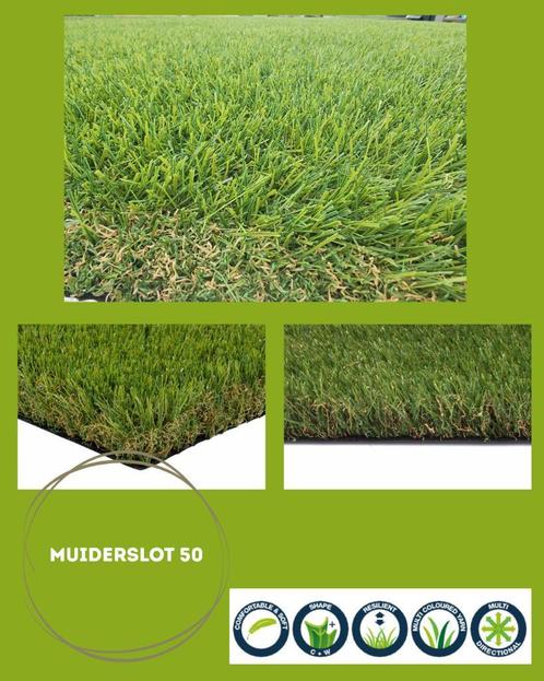 Kunstgras Muiderslot 50, Tuin en Terras, Gras en Kunstgras, Nieuw, Kunstgras, Ophalen of Verzenden