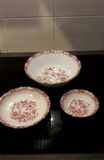 Theresia rood servies borden, Antiek en Kunst, Ophalen of Verzenden