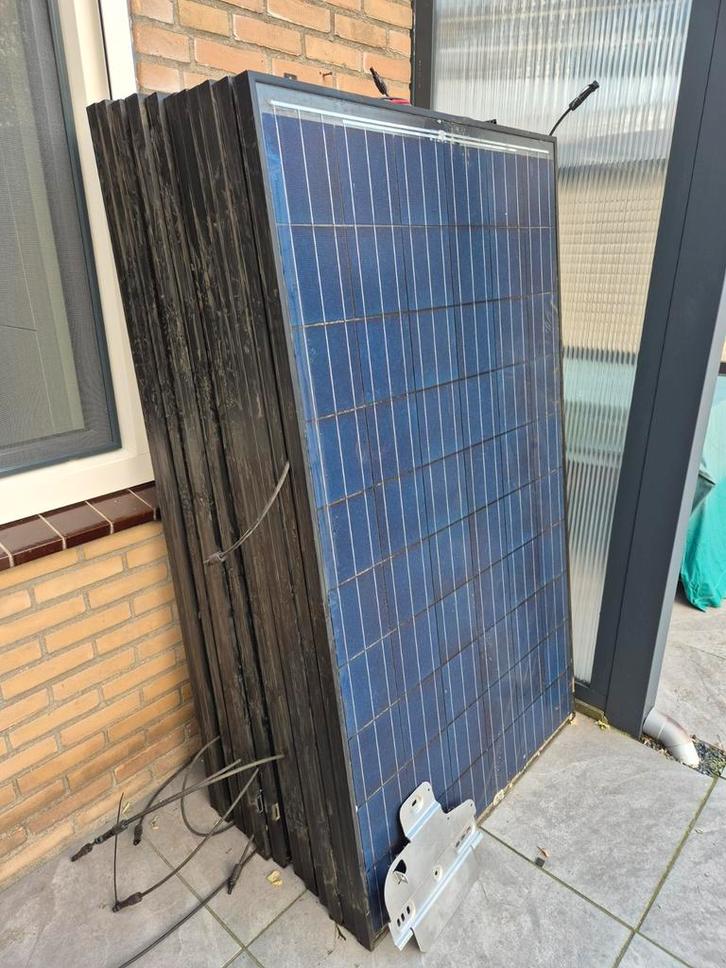 Zonnepanelen set incl. montagemateriaal, Doe-het-zelf en Verbouw, Zonnepanelen en Toebehoren, Gebruikt, Compleet systeem, 200 wattpiek of meer