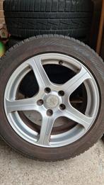 4x  16 inch velgen met winterbanden 205/55R16, Ophalen, Gebruikt, 16 inch, Banden en Velgen