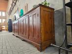 XL Antieke Klooster Kast | Vintage Groot Dressoir Wandmeubel, 100 tot 150 cm, Ophalen of Verzenden, 50 tot 75 cm, Gebruikt
