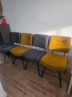 Set van 4 vintage stoelen, Huis en Inrichting, Stoelen, Ophalen, Gebruikt, Vintage, Metaal