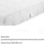 ZO GOED ALS NIEUW Beter Bed Pocketveermatras Silver 90210, Ophalen, 90 cm, Eenpersoons, 210 cm