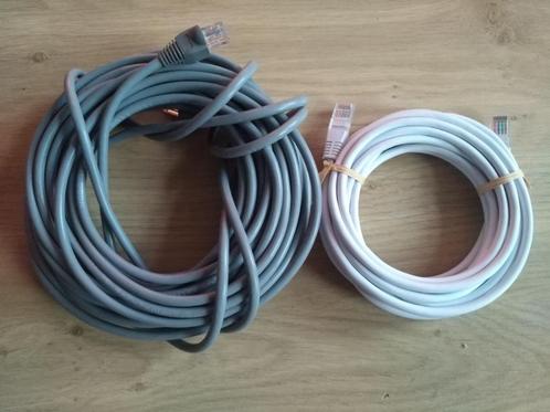 Ethernet, internet, netwerk kabel CAT5e ( grijs of wit ), Computers en Software, Pc- en Netwerkkabels, Nieuw, Ophalen