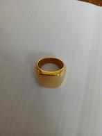 Goudkleurige Stalen Ring, Sieraden, Tassen en Uiterlijk, Ringen, Ophalen