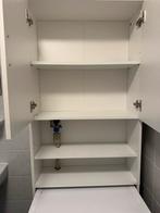 Wasmachinekast - Praktische opbergruimte, Kunststof, 100 tot 150 cm, Zo goed als nieuw, 25 tot 50 cm