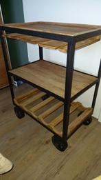 Wijnrek met aflegblad, Huis en Inrichting, Ophalen, Gebruikt, 5 tot 15 flessen, 75 cm of meer