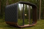 Panorama sauna uit duurzaam thermohout uit voorraad op=op!, Ophalen, Fins of Traditioneel, Wellnessandgarden, Info@leisure-wellness-group.com