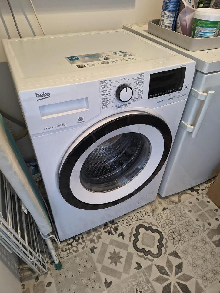 Beko Wasmachine 8kg, Witgoed en Apparatuur, Wasmachines, Gebruikt, Voorlader, 6 tot 8 kg, 85 tot 90 cm, 1200 tot 1600 toeren, Energieklasse A of zuiniger