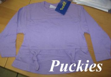 *SALE* Lila Toff longsleeve maat 134/140 *NieuW*  beschikbaar voor biedingen