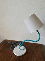 Flexibel lampje, 64cm hoog/17cm diameter, turquoise, Huis en Inrichting, Lampen | Tafellampen, Ophalen of Verzenden, Zo goed als nieuw